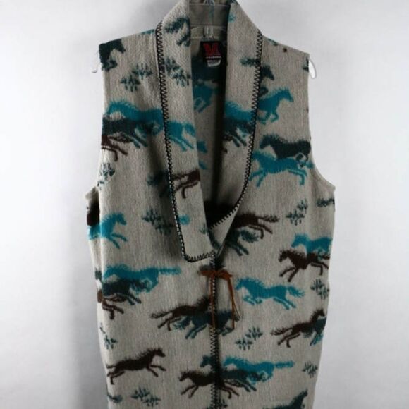 ‎Western Long Vest by Mazmania - Picture 1 of 5